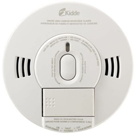 Smoke carbon monoxide alarm - The Kidde KN-COB-B-LPM provides you and your family with a loud warning signal against the dangers of elevated carbon monoxide levels in your home. The battery operated CO alarm provides continuous monitoring of CO levels, even during power outages when AC- only units are not providing protection. Part Number (Ordering Number): 9CO5-LP.